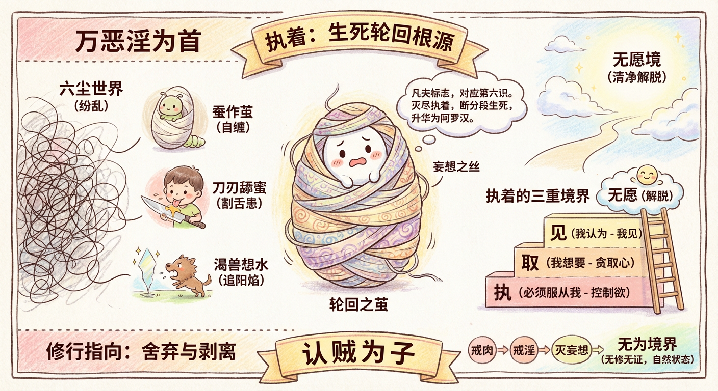 執著(五) - 心性修行圖解